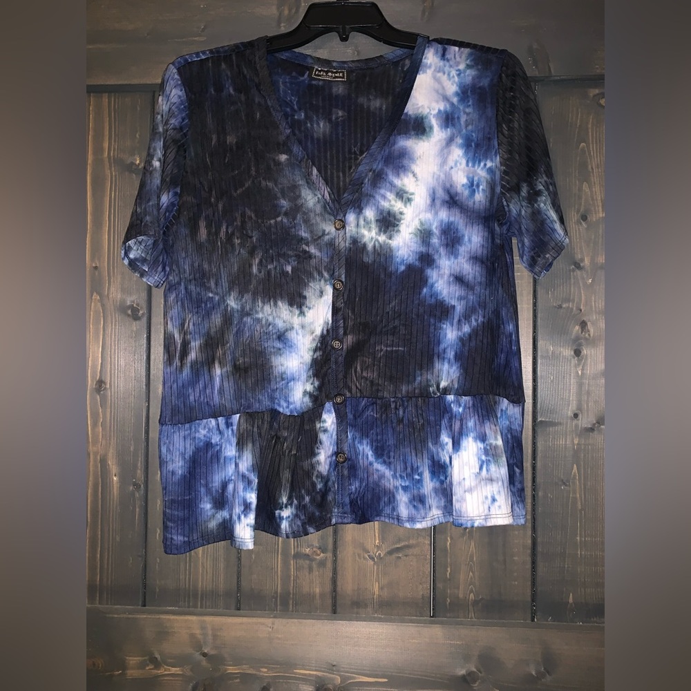 WOMEN TIE DYE BLOUSE